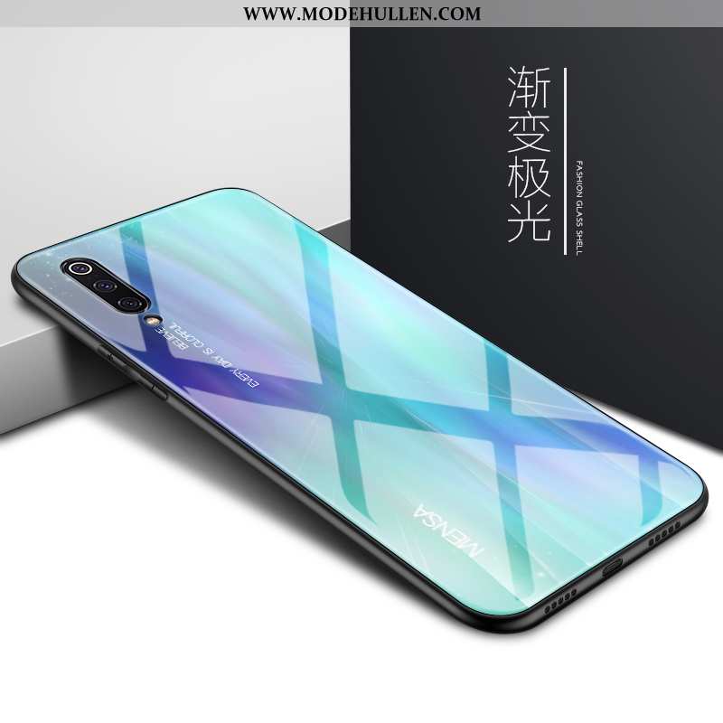 Hülle Xiaomi Mi 9 Se Silikon Schutz Case Einfach Trend Handy Spiegel Blau