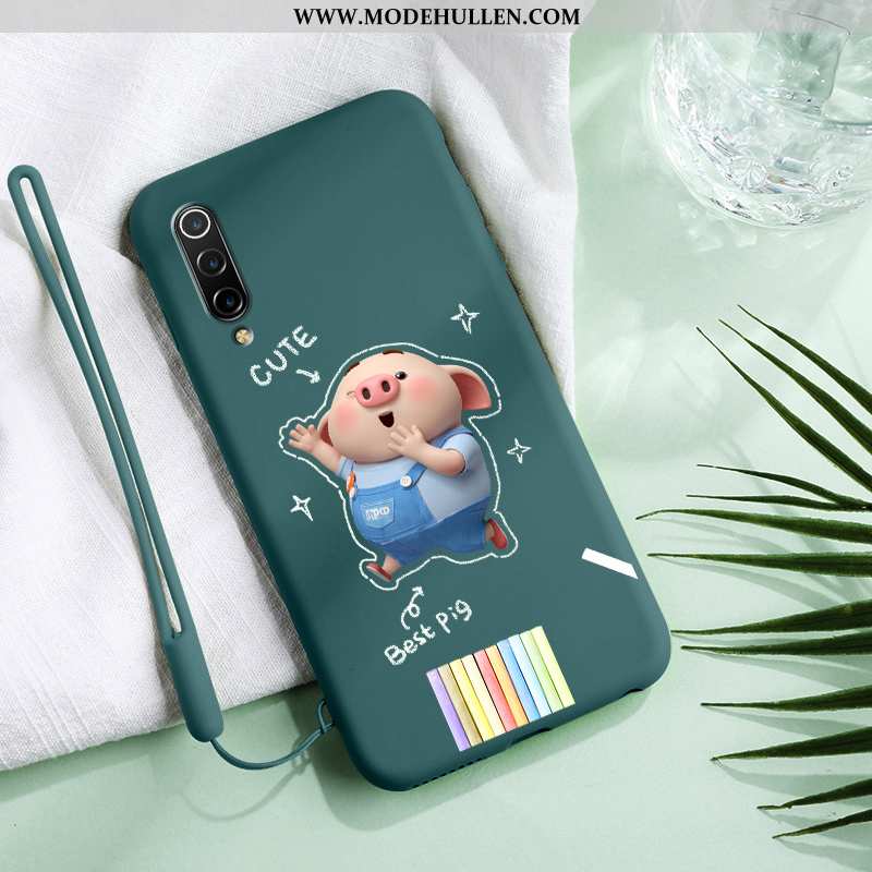 Hülle Xiaomi Mi 9 Se Silikon Schutz Dünne Mini Nette Handy Karikatur Blau