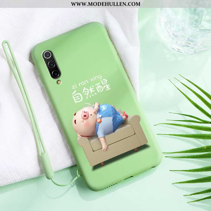 Hülle Xiaomi Mi 9 Se Silikon Schutz Dünne Mini Nette Handy Karikatur Blau