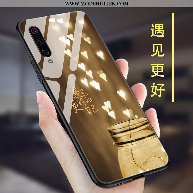 Hülle Xiaomi Mi 9 Se Trend Temperieren Spiegel Anti-sturz Einfassung Handy Schwarz