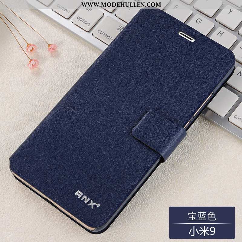 Hülle Xiaomi Mi 9 Se Weiche Silikon Anti-sturz Muster Handy Mini Blau