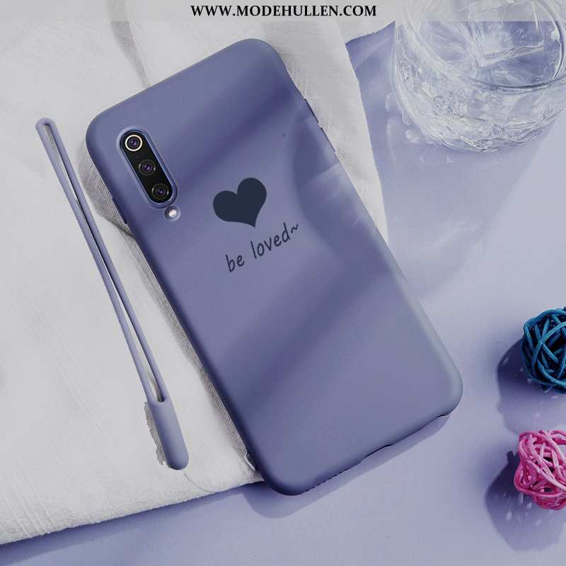 Hülle Xiaomi Mi 9 Super Weiche Mini Silikon Case Handy Grün Liebhaber