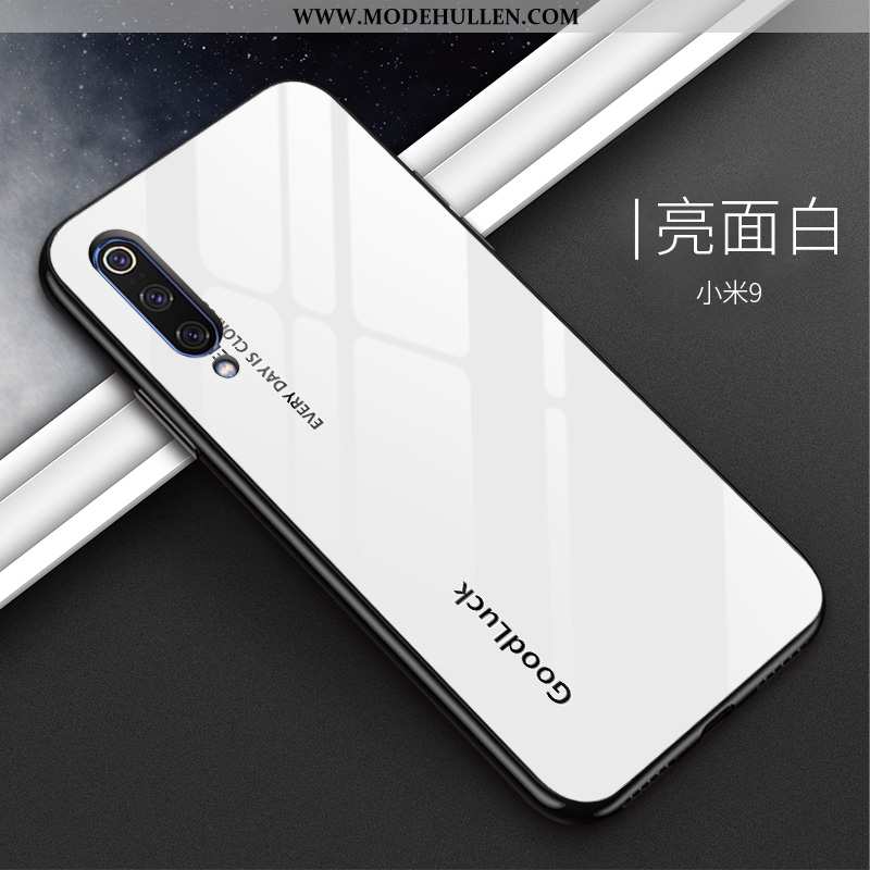 Hülle Xiaomi Mi 9 Trend Schutz Mini Spiegel Persönlichkeit Mode Weiße