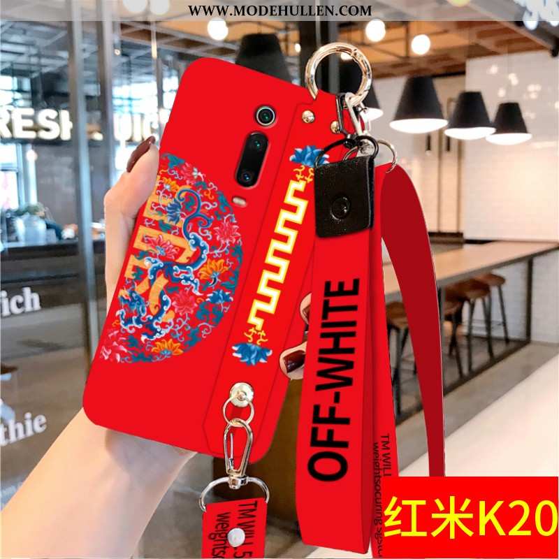 Hülle Xiaomi Mi 9t Hängende Verzierungen Persönlichkeit Trend Handy Case Schutz Rote