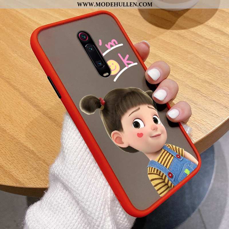 Hülle Xiaomi Mi 9t Kreativ Karikatur Super Anti-sturz Handy Trend Schwarz