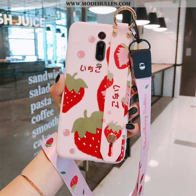 Hülle Xiaomi Mi 9t Kreativ Weiche Schutz Handy Case Halterung Erdbeere Rote