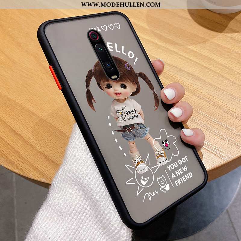 Hülle Xiaomi Mi 9t Pro Dünne Silikon Mini Karikatur Anti-sturz Rot Persönlichkeit Grün