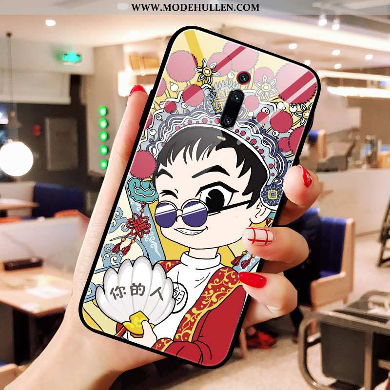 Hülle Xiaomi Mi 9t Pro Glas Persönlichkeit Karikatur Handy Trend Mini Rote
