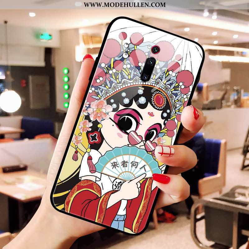 Hülle Xiaomi Mi 9t Pro Glas Persönlichkeit Karikatur Handy Trend Mini Rote