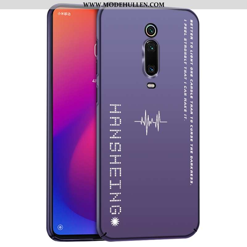 Hülle Xiaomi Mi 9t Pro Nubuck Kreativ Lila Rot Angepasst Super