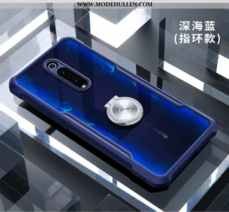 Hülle Xiaomi Mi 9t Pro Nubuck Persönlichkeit Anti-sturz Rot Silikon Kreativ Blau