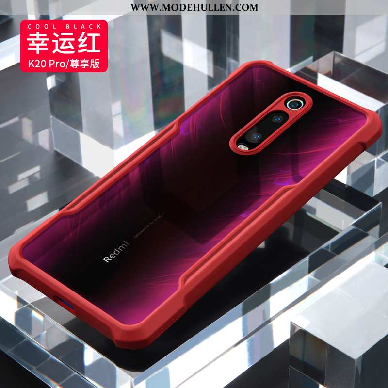 Hülle Xiaomi Mi 9t Pro Nubuck Persönlichkeit Anti-sturz Rot Silikon Kreativ Blau