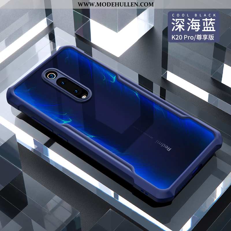 Hülle Xiaomi Mi 9t Pro Nubuck Persönlichkeit Anti-sturz Rot Silikon Kreativ Blau