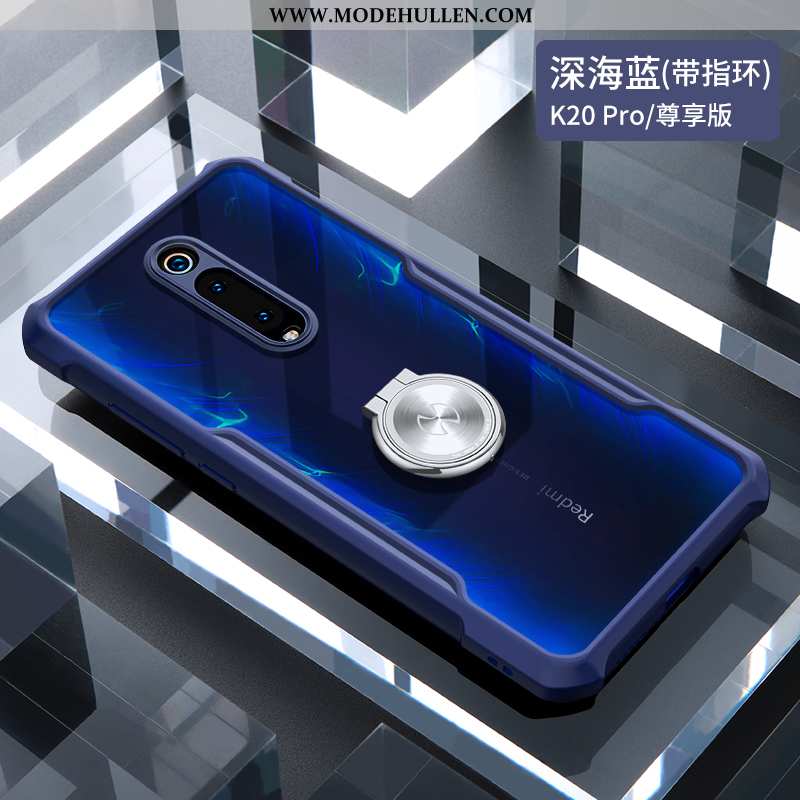 Hülle Xiaomi Mi 9t Pro Nubuck Persönlichkeit Anti-sturz Rot Silikon Kreativ Blau