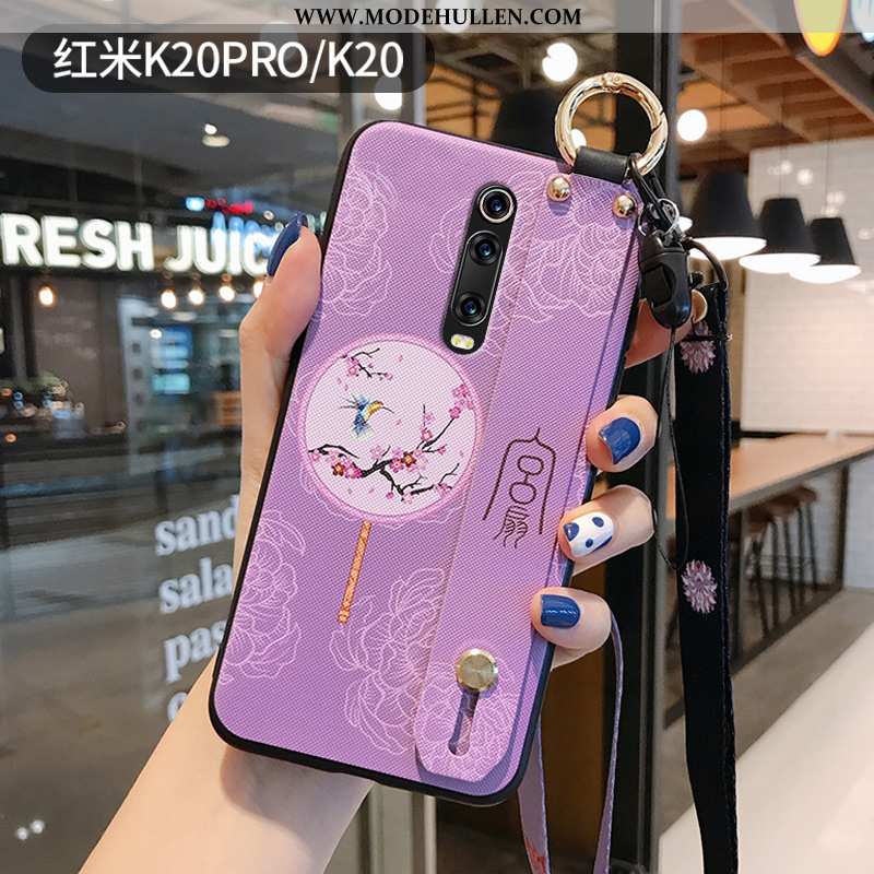 Hülle Xiaomi Mi 9t Pro Persönlichkeit Kreativ Dünne Retro Chinesische Art Handy Lila