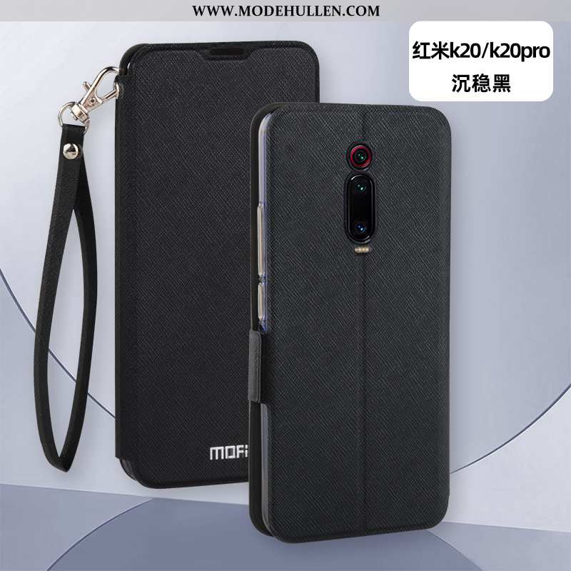 Hülle Xiaomi Mi 9t Pro Schutz Lederhülle Case Rot Handy Schwarz Alles Inklusive