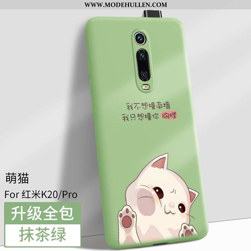 Hülle Xiaomi Mi 9t Pro Silikon Nubuck Handy Alles Inklusive Dünne Weiche Grün