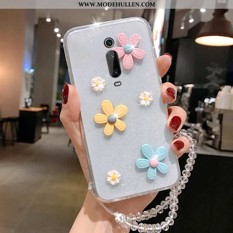 Hülle Xiaomi Mi 9t Pro Transparent Nette Herz Neu Chrysanthemes Handy Weiße