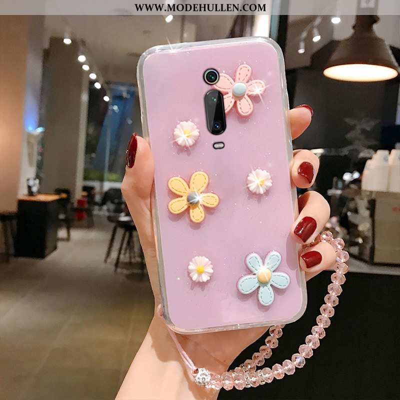 Hülle Xiaomi Mi 9t Pro Transparent Nette Herz Neu Chrysanthemes Handy Weiße