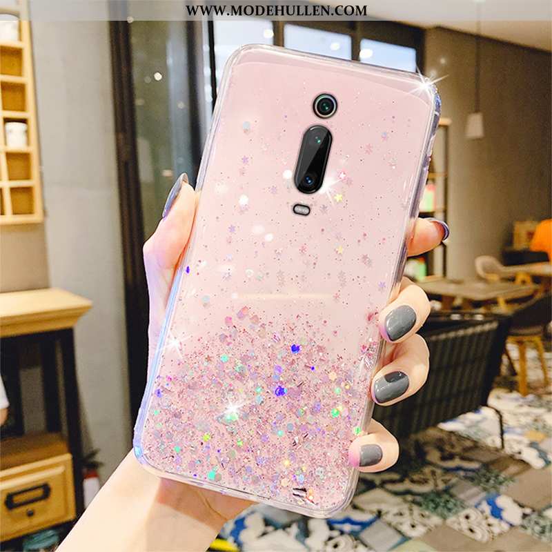 Hülle Xiaomi Mi 9t Pro Transparent Persönlichkeit Case Rot Schutz Rosa Trend