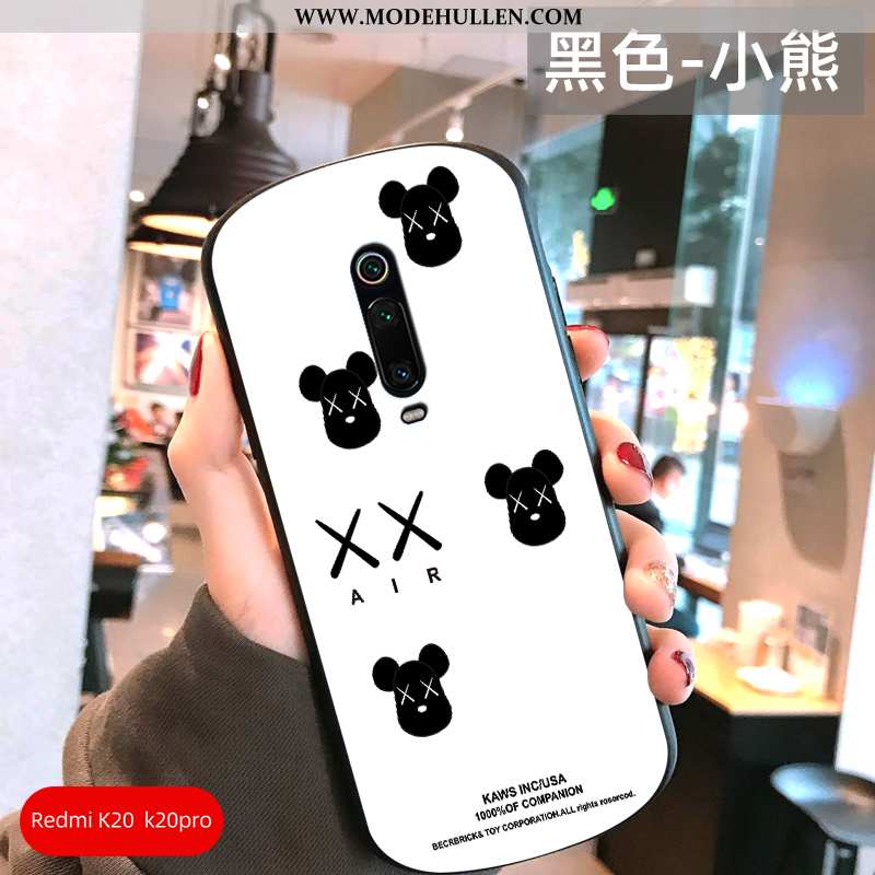 Hülle Xiaomi Mi 9t Schutz Glas Trend Handy Mode Weiß Weiße