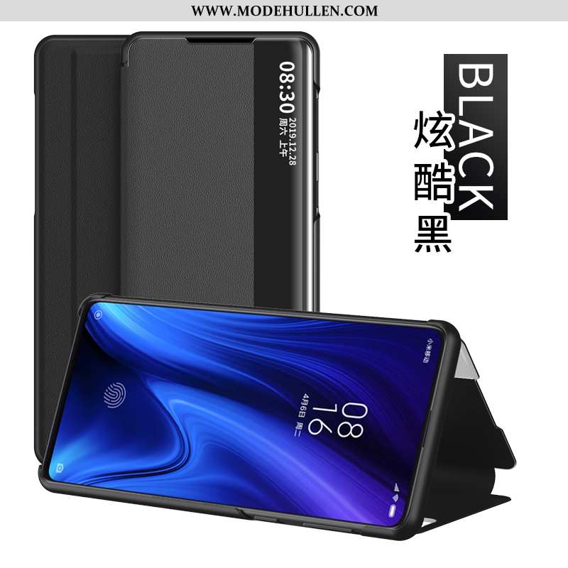 Hülle Xiaomi Mi 9t Schutz Lederhülle Rot Alles Inklusive Anti-sturz Folio Schwarz