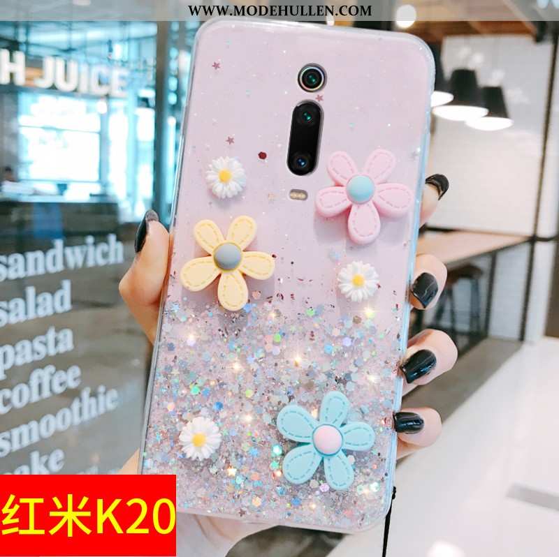 Hülle Xiaomi Mi 9t Silikon Schutz Kreativ Handy Trend Sonne Rosa