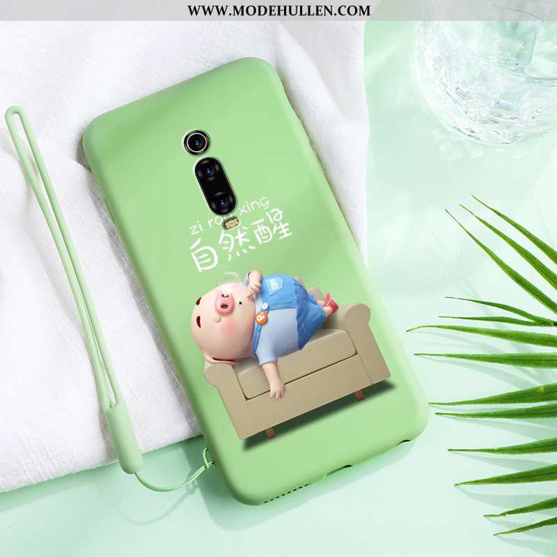 Hülle Xiaomi Mi 9t Silikon Schutz Mini Neu Handy Dünne Rot Rosa