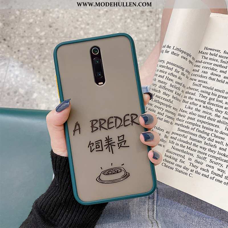 Hülle Xiaomi Mi 9t Weiche Schutz Einfassung Anti-sturz Schwer Persönlichkeit Handy Grün