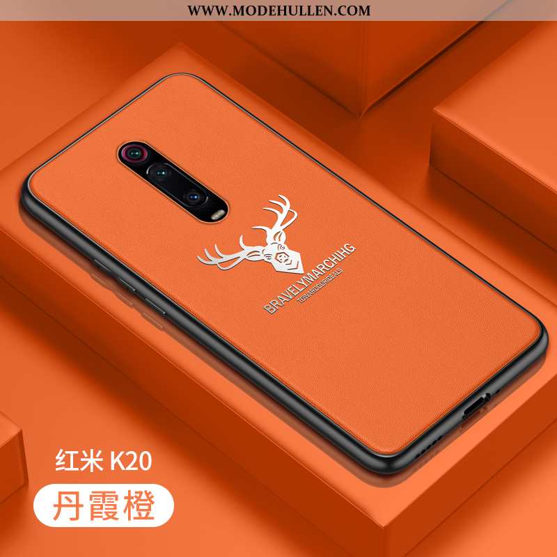 Hülle Xiaomi Mi 9t Weiche Silikon Anti-sturz Leder Rot Schutz Rote