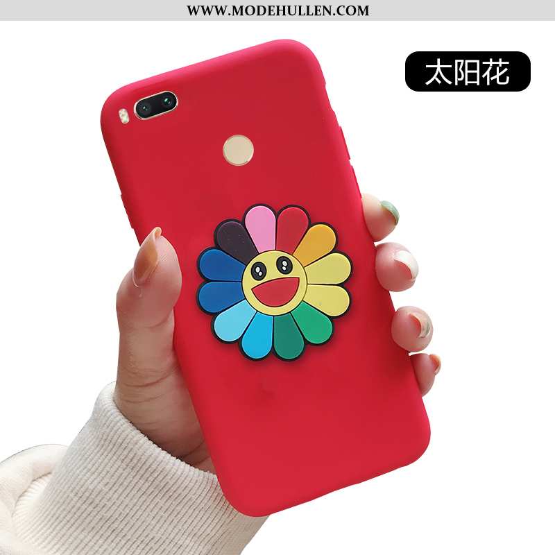 Hülle Xiaomi Mi A1 Hängende Verzierungen Persönlichkeit Rot Handy Schutz Case Rote