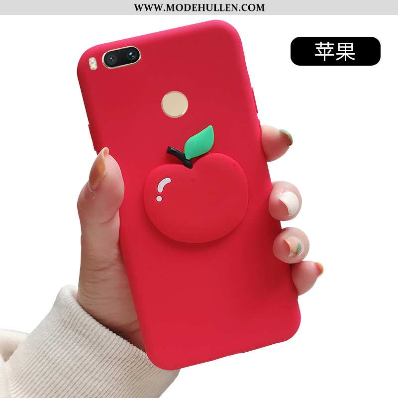 Hülle Xiaomi Mi A1 Hängende Verzierungen Persönlichkeit Rot Handy Schutz Case Rote