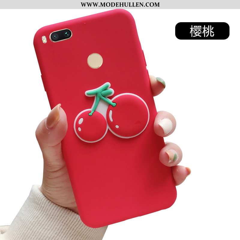 Hülle Xiaomi Mi A1 Hängende Verzierungen Persönlichkeit Rot Handy Schutz Case Rote