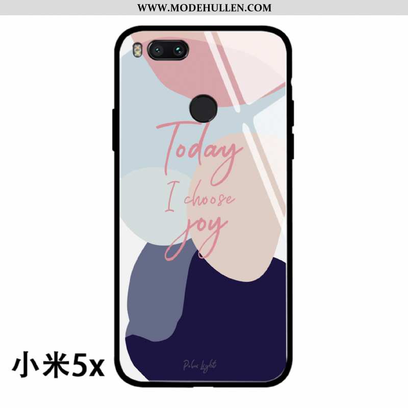 Hülle Xiaomi Mi A1 Kreativ Trend Schutz Liebhaber Mini Case Handy Blau