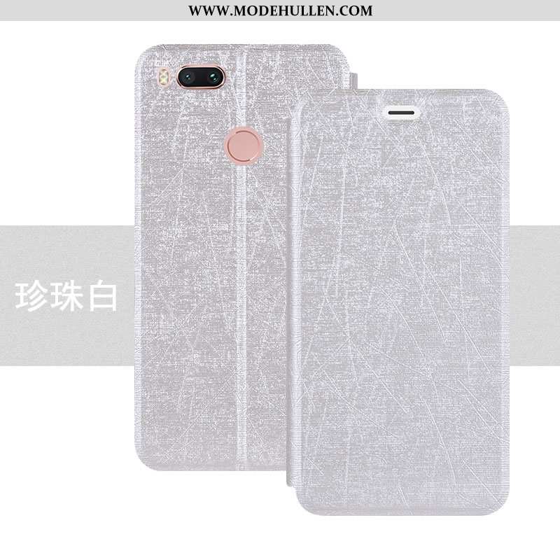 Hülle Xiaomi Mi A1 Persönlichkeit Trend Schutz Blau Case Lederhülle Halterung