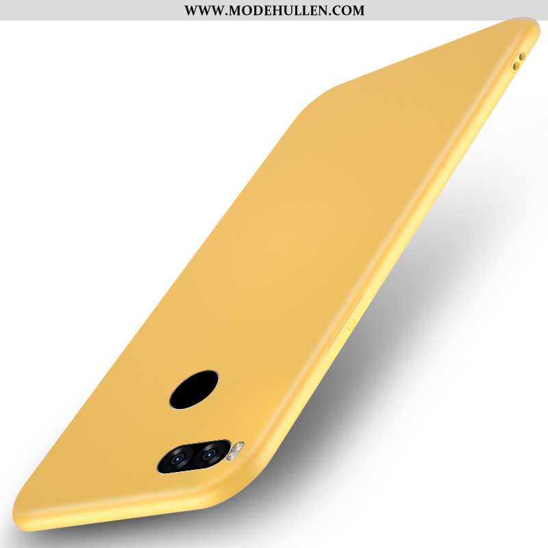 Hülle Xiaomi Mi A1 Silikon Schutz Gelb Weiche Case Mini Handy Rosa