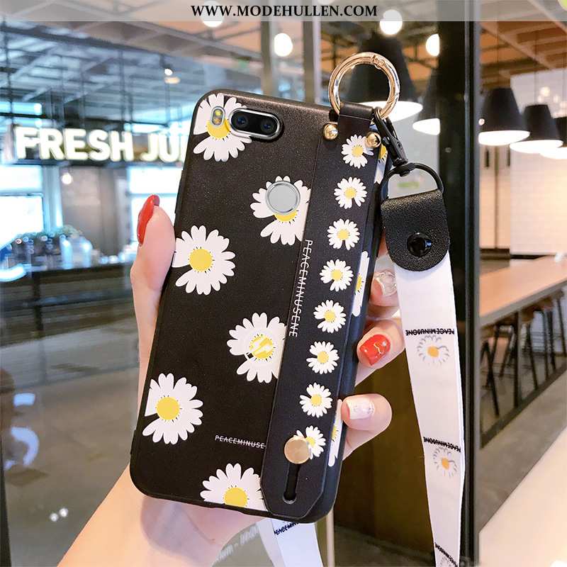 Hülle Xiaomi Mi A1 Silikon Schutz Persönlichkeit Case Anti-sturz Alles Inklusive Chrysanthemes Lila