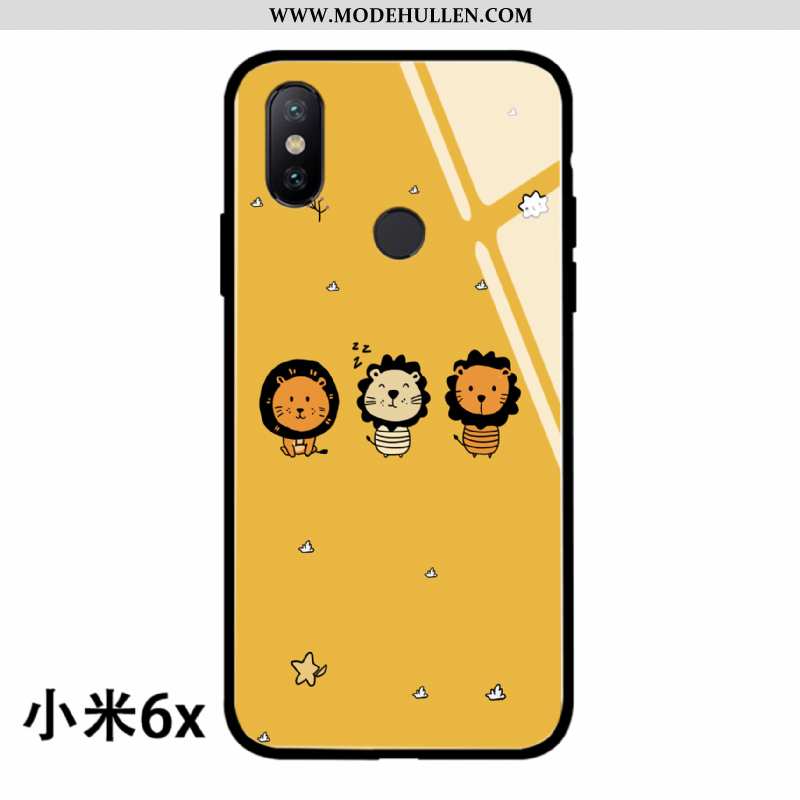 Hülle Xiaomi Mi A2 Dünne Silikon Jugend Neu Kreativ Karikatur Schutz Gelbe