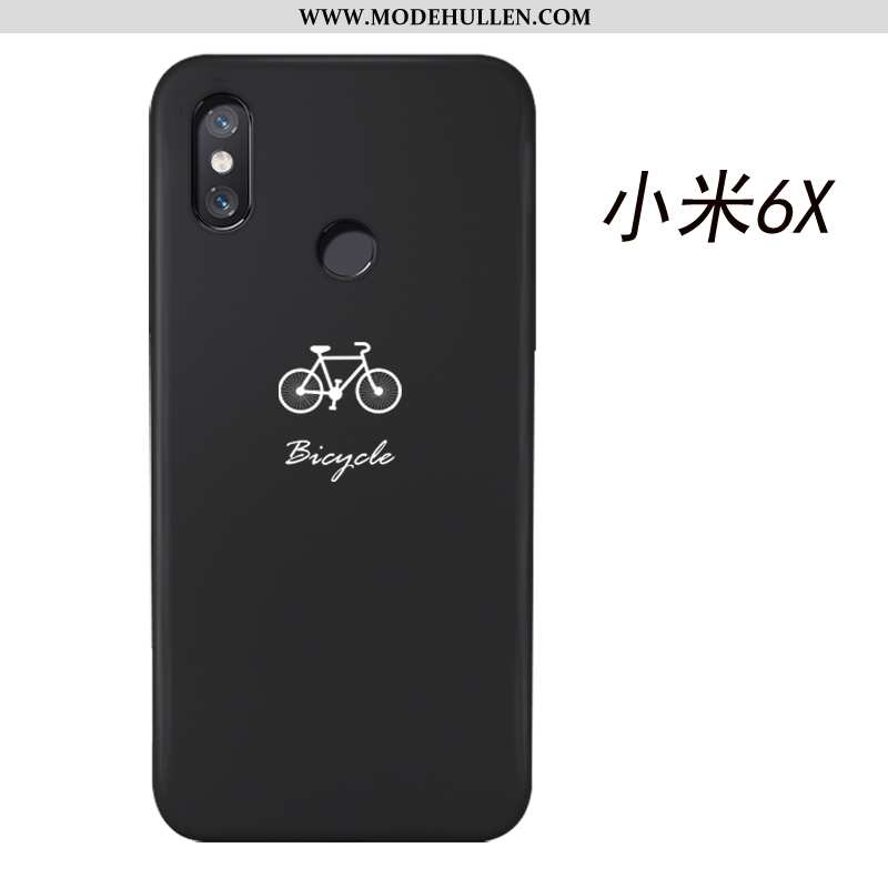 Hülle Xiaomi Mi A2 Karikatur Trend Mini Einfach Schwarz Kreativ Handy