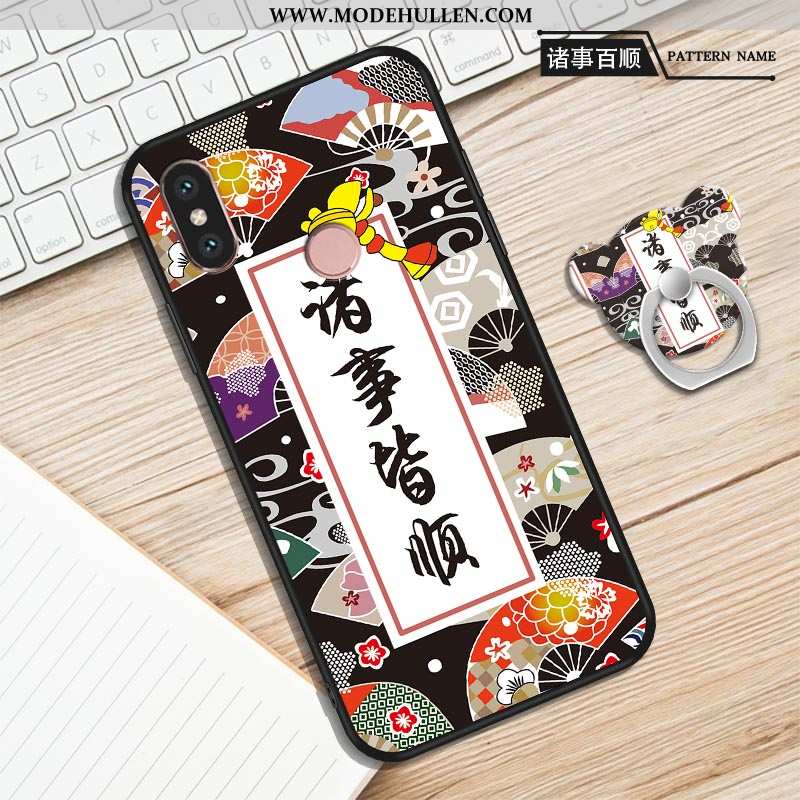 Hülle Xiaomi Mi A2 Kreativ Karikatur Weiche Case Mini Lila