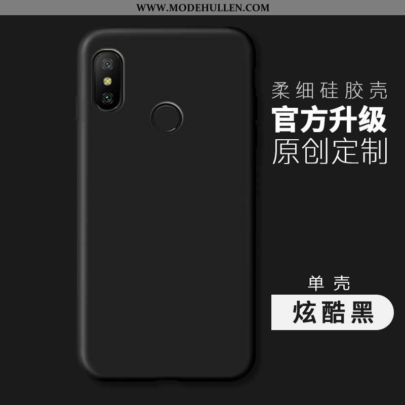 Hülle Xiaomi Mi A2 Lite Schutz Weiche Handy Case Einfassung Rot Rosa