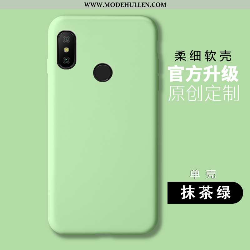 Hülle Xiaomi Mi A2 Lite Schutz Weiche Handy Case Einfassung Rot Rosa