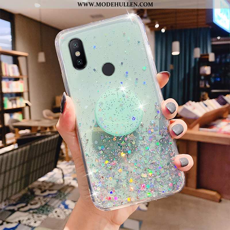 Hülle Xiaomi Mi A2 Lite Transparent Kreativ Anti-sturz Grün Handy Case