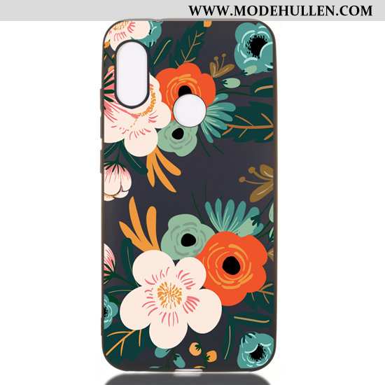 Hülle Xiaomi Mi A2 Lite Weiche Nubuck Anti-sturz Schwarz Rot Case Karikatur