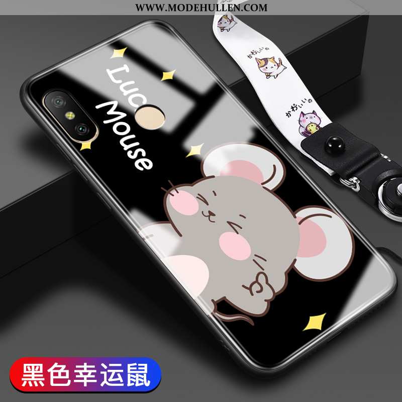 Hülle Xiaomi Mi A2 Lite Weiche Schutz Rosa Trend Liebhaber Schwer Glas