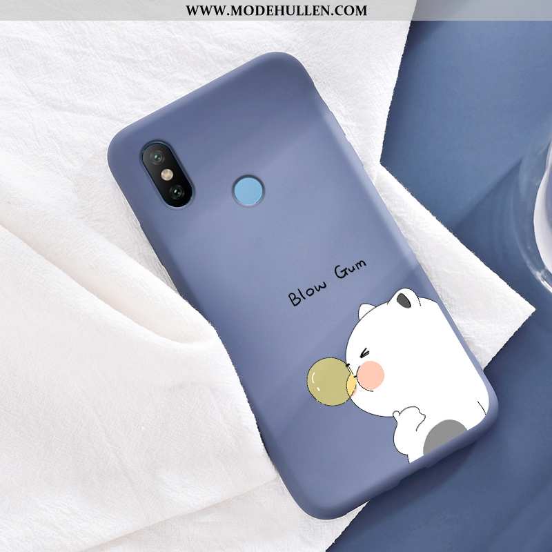 Hülle Xiaomi Mi A2 Persönlichkeit Kreativ Schutz Trend Mini Wind Blau
