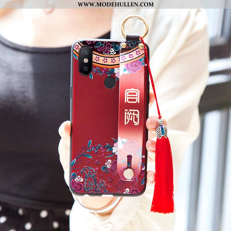 Hülle Xiaomi Mi A2 Schutz Persönlichkeit Trend Weiche Klassisch Neu Halterung Blau