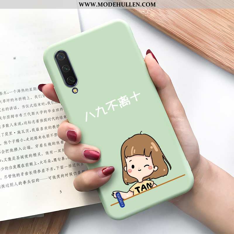 Hülle Xiaomi Mi A3 Karikatur Nette Muster Liebhaber Netto Rot Anti-sturz Kreativ Grün