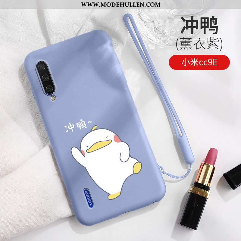 Hülle Xiaomi Mi A3 Kreativ Karikatur Super Handy Case Blau Silikon