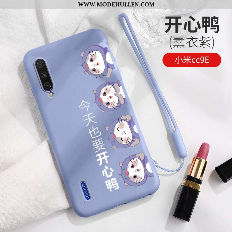 Hülle Xiaomi Mi A3 Kreativ Karikatur Super Handy Case Blau Silikon